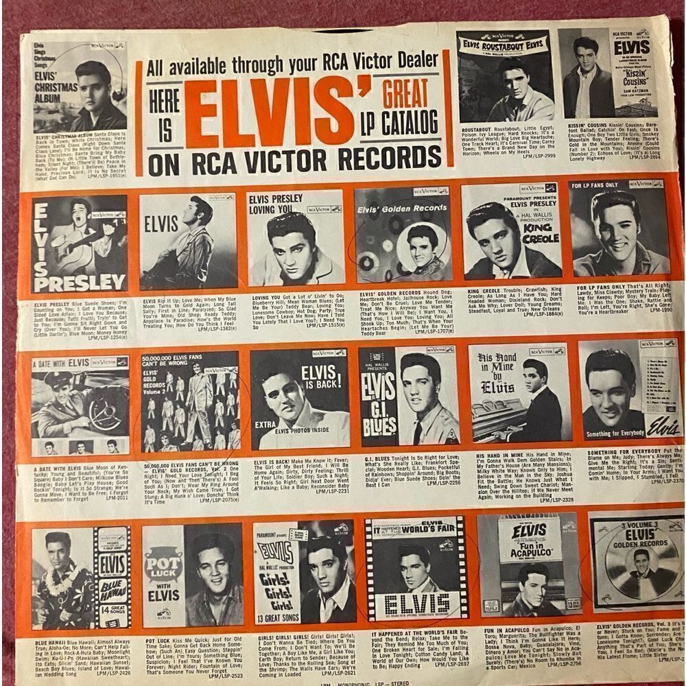 Vintage Elvis vinyl   